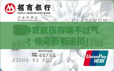 各种贷款熬不住了怎么办