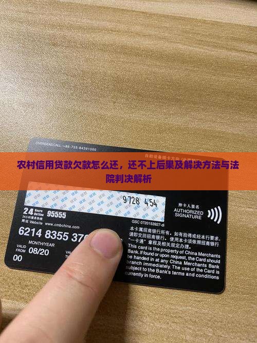 农村信用贷款欠款怎么还