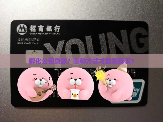 孵化公司贷款怎么贷最划算