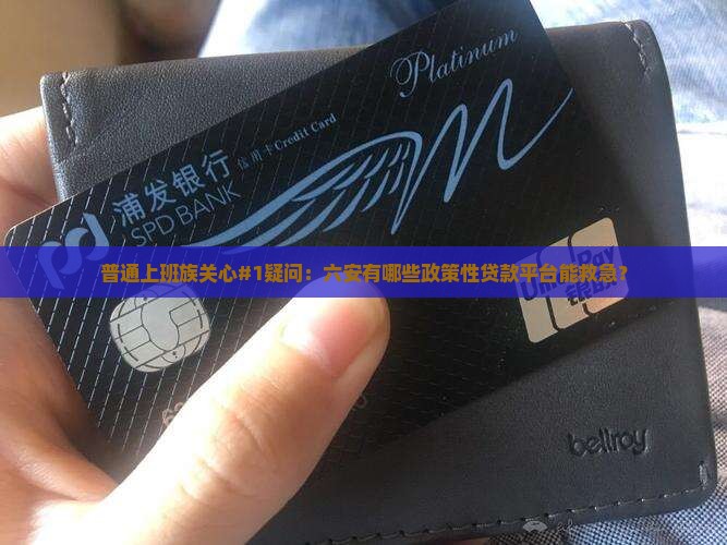 六安有哪些政策性贷款平台