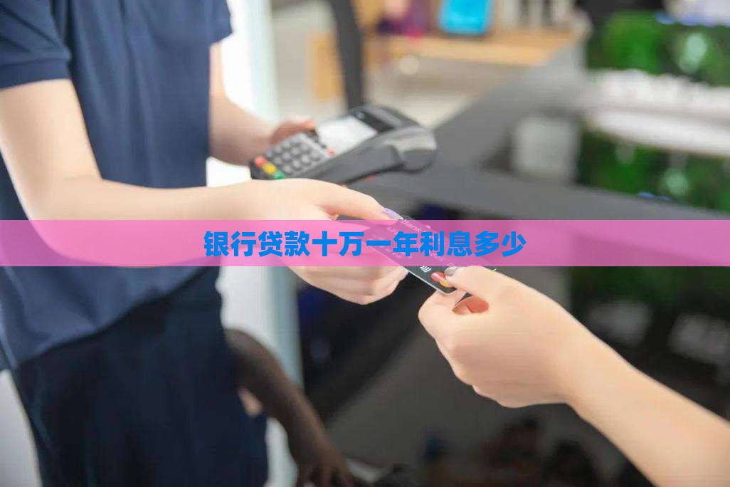 向银行贷款十万一年