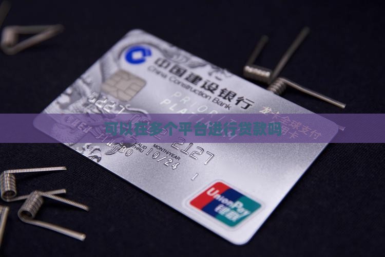 可以在外多个平台贷款吗