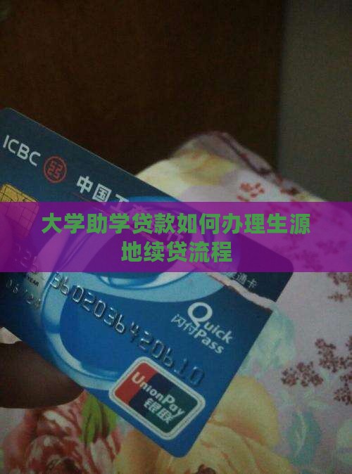 大学如何网上续贷贷款