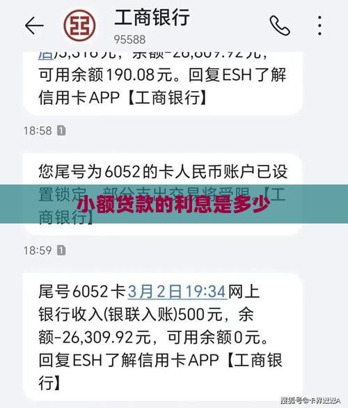 小额贷款的真实利息