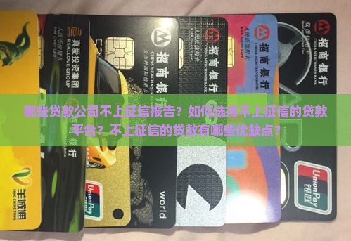 哪个公司贷款不上征信 哪个公司贷款不上征信