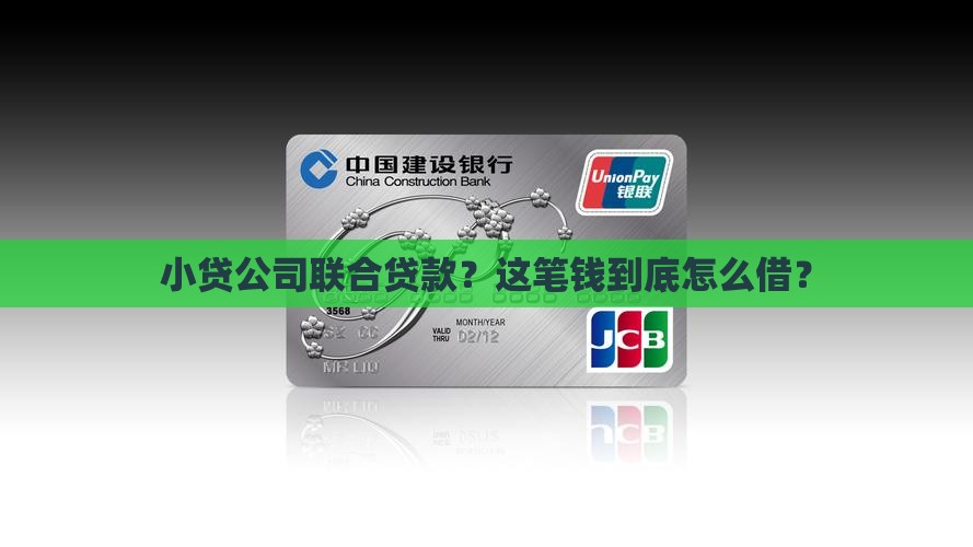 小贷公司联合贷款
