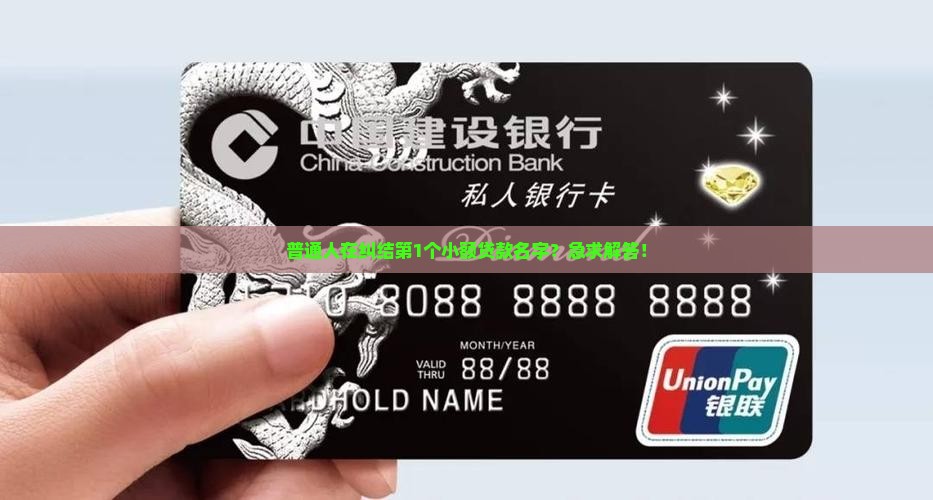 小额贷款叫什么