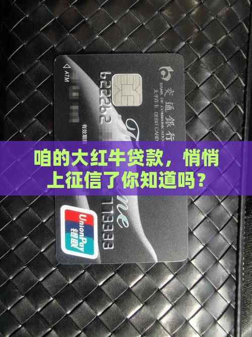 大红牛贷款上征信吗