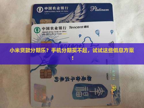 小米贷款分期乐