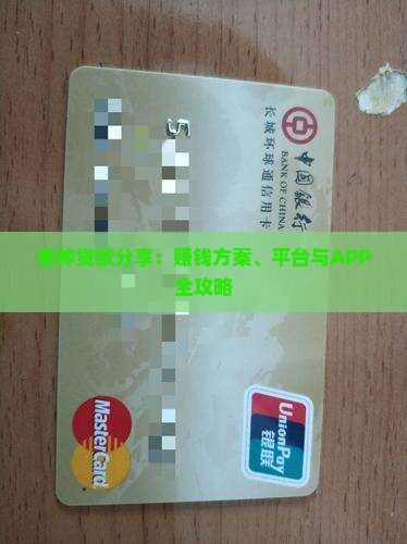 各种贷款分享