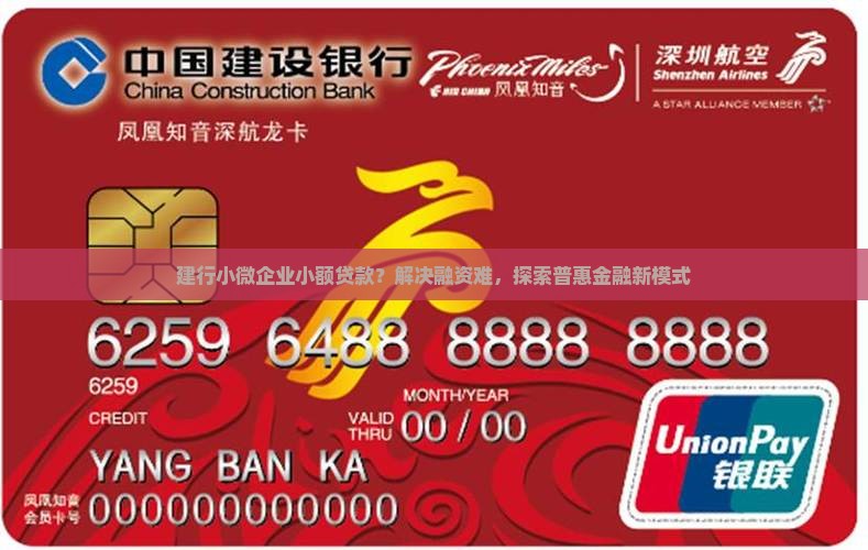 建行小微企业小额贷款
