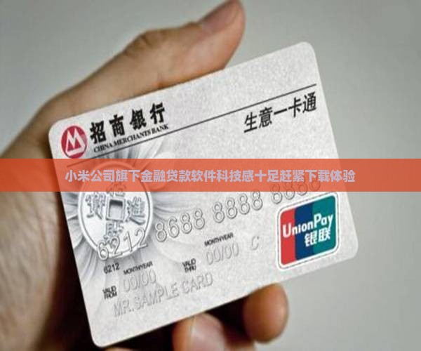 小米公司的贷款软件