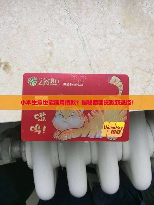 商铺可以做信用贷款吗