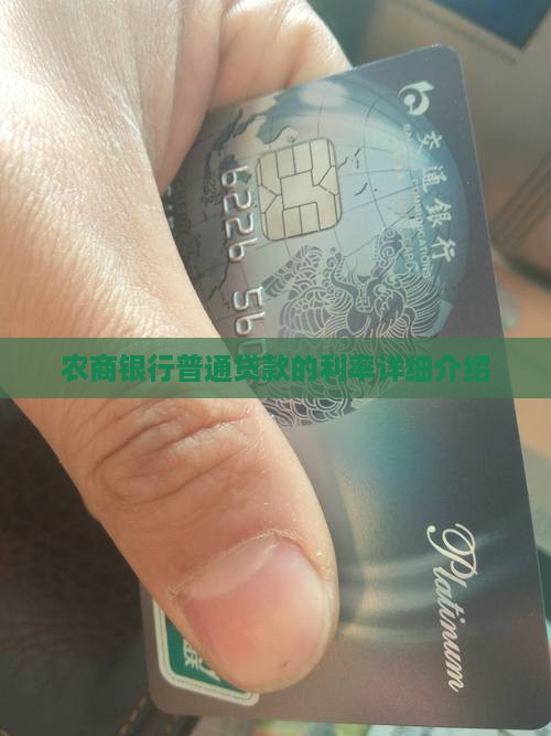 农商行普通信用贷款利率
