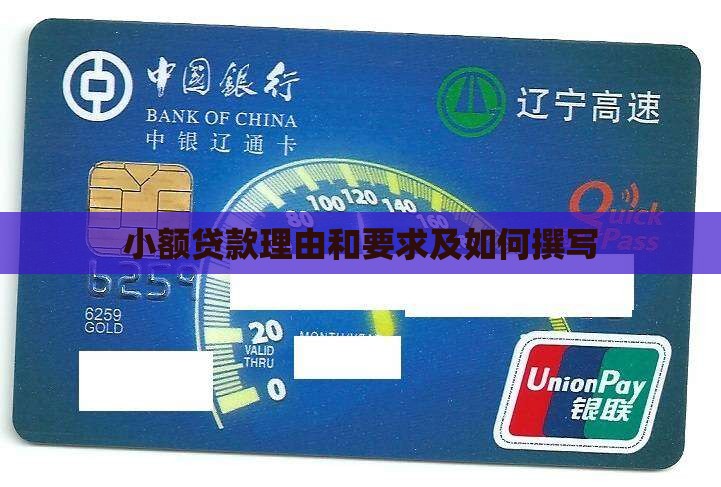 小额贷款理由和要求