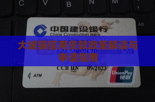 大城镇信用贷款政策