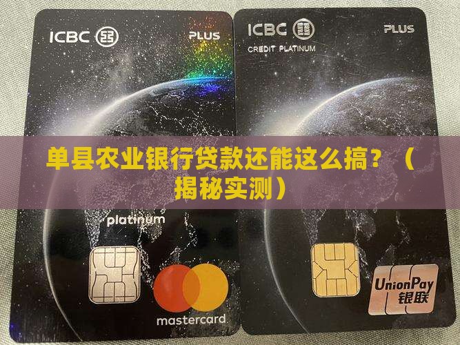 单县农业银行贷款