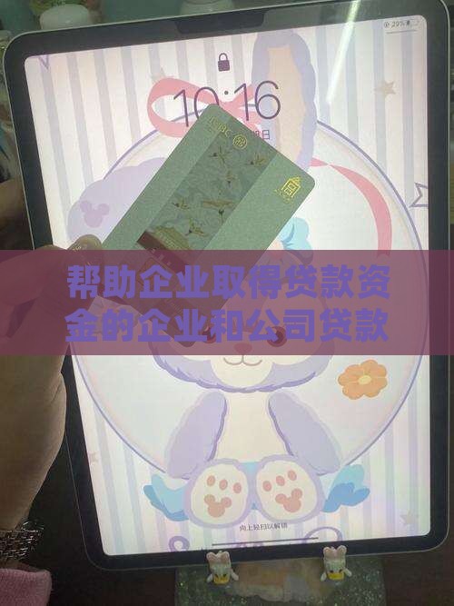 帮助企业取得贷款资金的公司