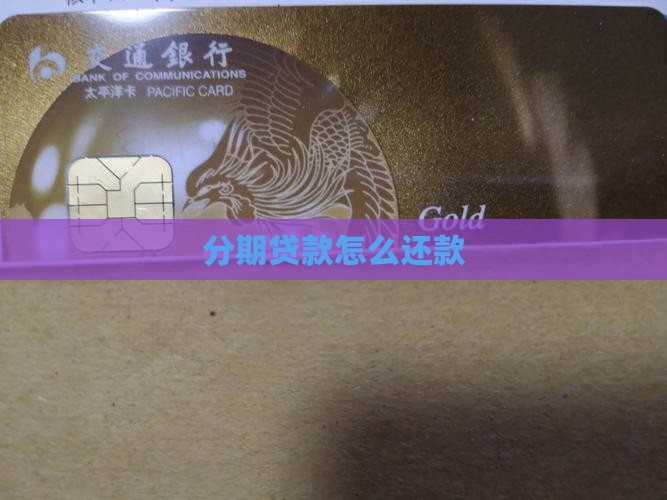 分期贷款怎么还款