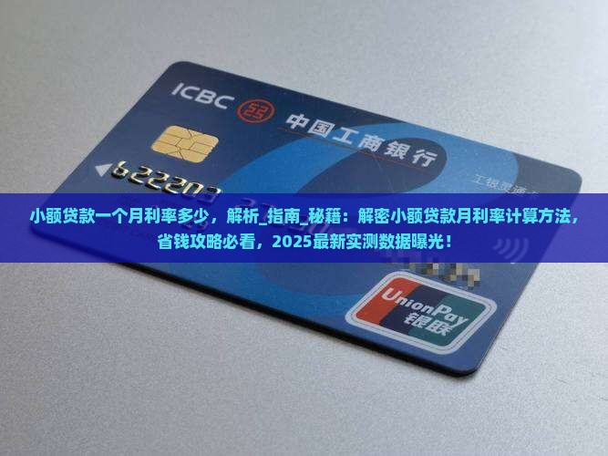 小额贷款一个月利率多少