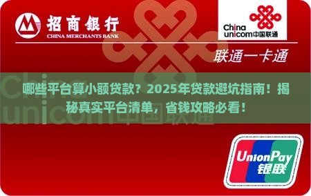 哪些平台算小额贷款