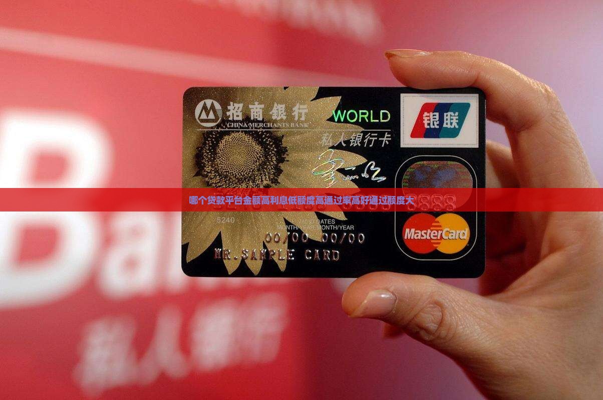 哪个贷款平台金额高