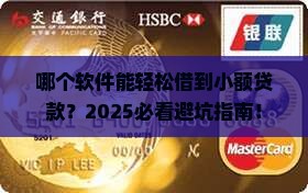 哪个软件有小额贷款