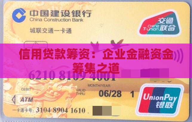 利用信用贷款筹集资金