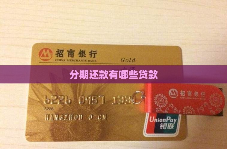 分期还款有哪些贷款