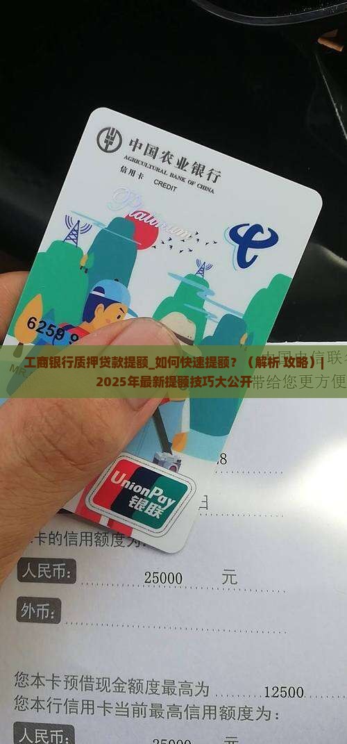 工商银行质押贷款提额