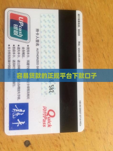 容易贷款的正规口子