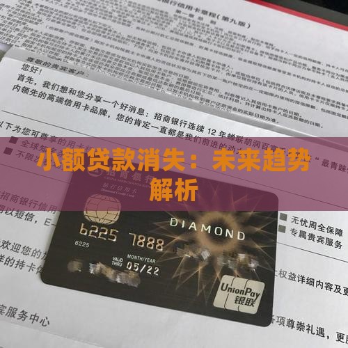 小额贷款会消失
