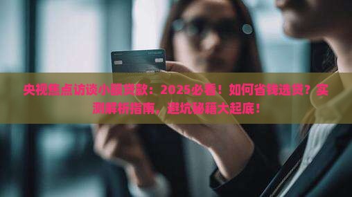 央视焦点访谈小额贷款