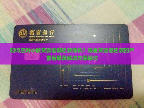 小额贷款没钱还会怎么办