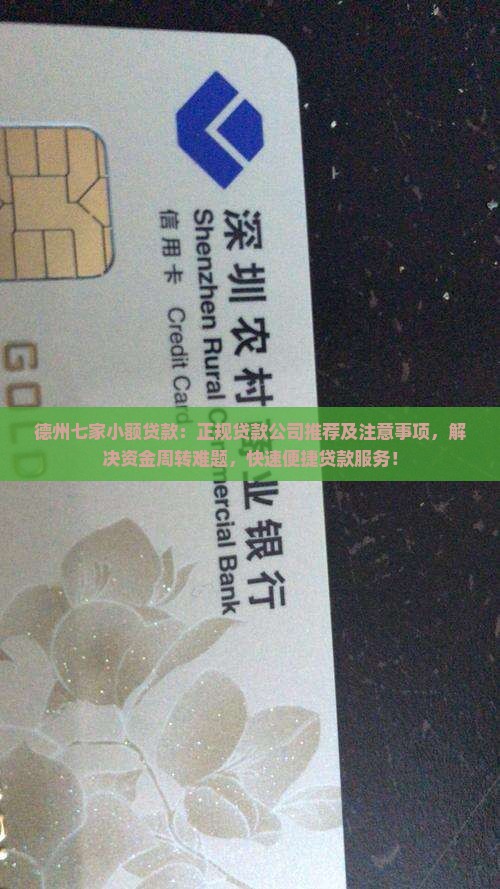 德州七家小额贷款