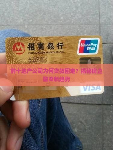 前十地产公司贷款