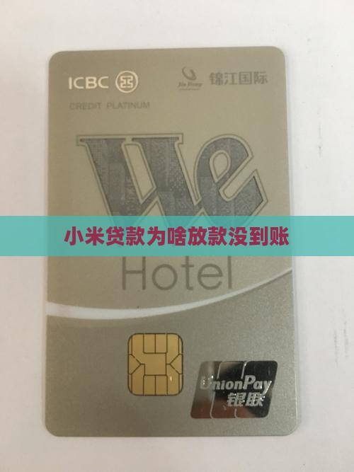 小米贷款为啥借钱没到账
