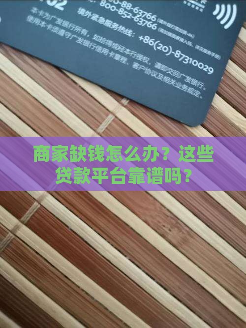 商家贷款有哪些平台
