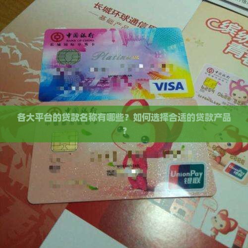 各大平台的贷款名称