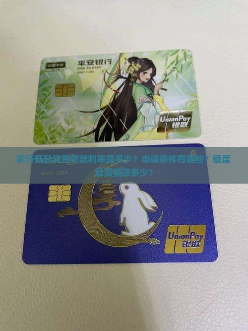 农行低息消费贷款