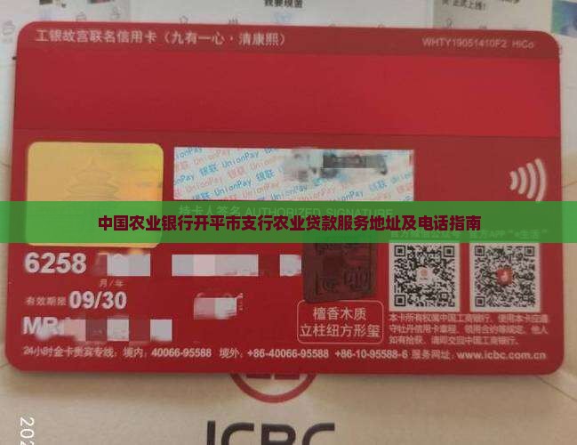 开平市农业银行网店贷款