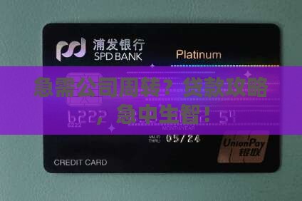 怎么办公司贷款