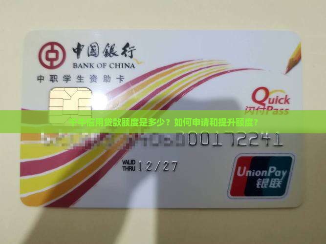 千牛信用贷款额度