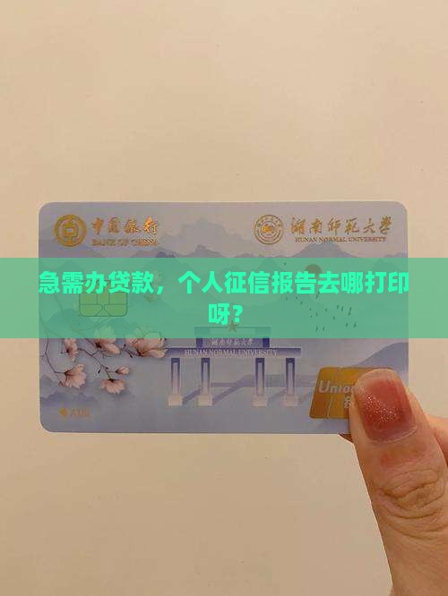 办贷款打征信去哪打
