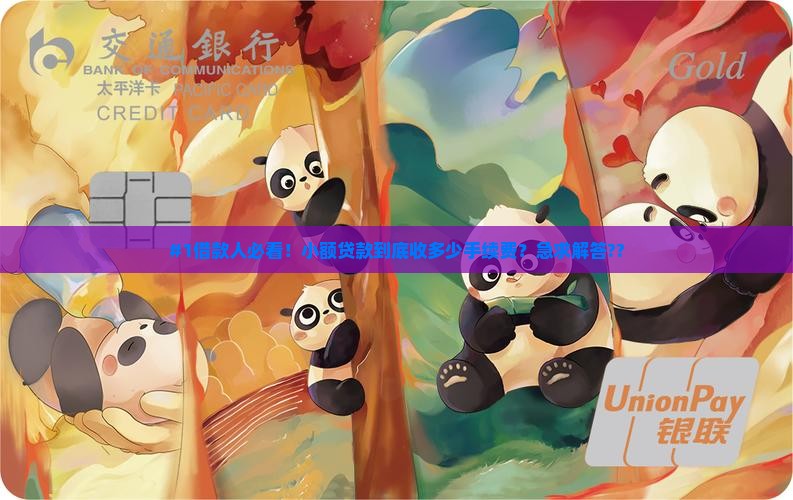 小额贷款用什么手续费吗