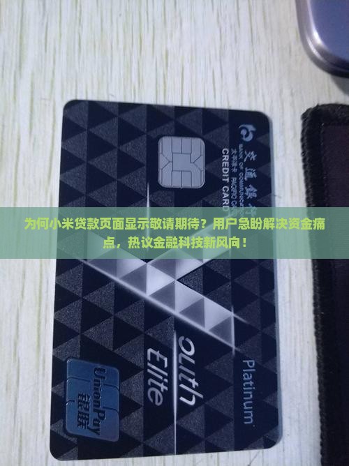 小米贷款显示敬请期待