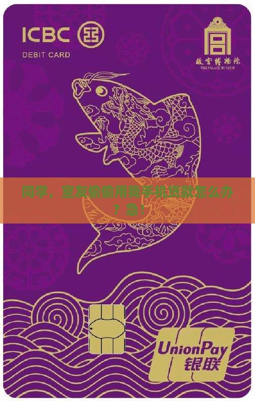 室友拿我手机贷款