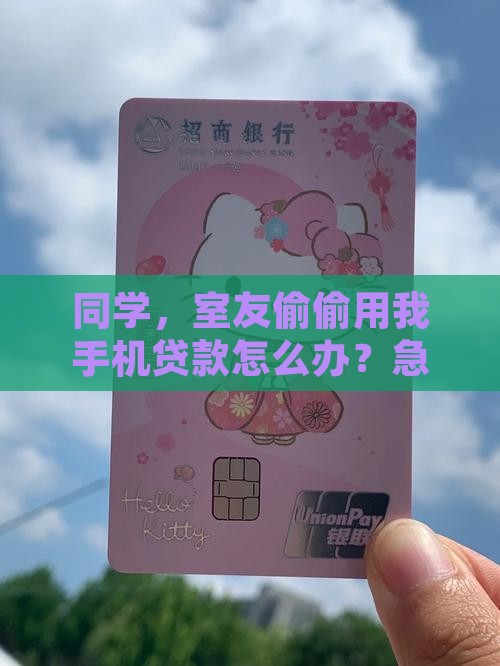 室友拿我手机贷款
