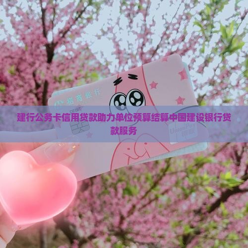 建行公务卡信用贷款