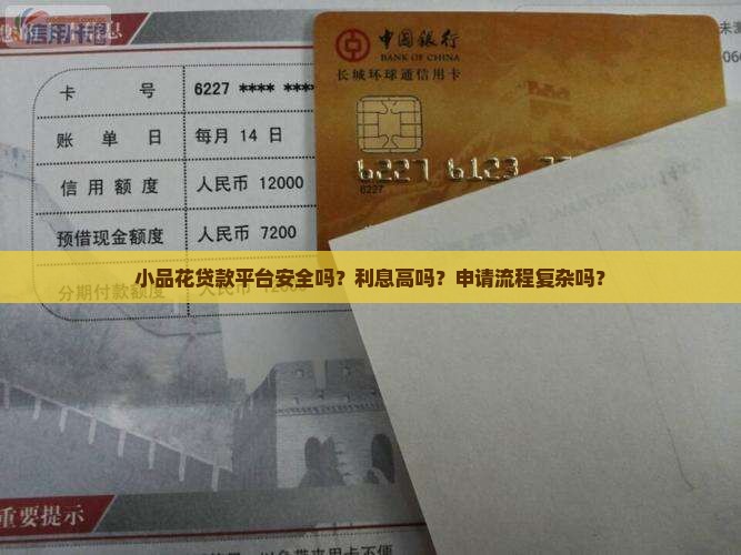小品花贷款平台怎么样